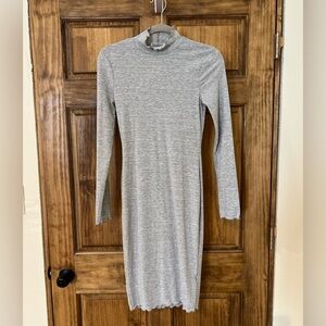 Merrow Mock Neck Midi Dress